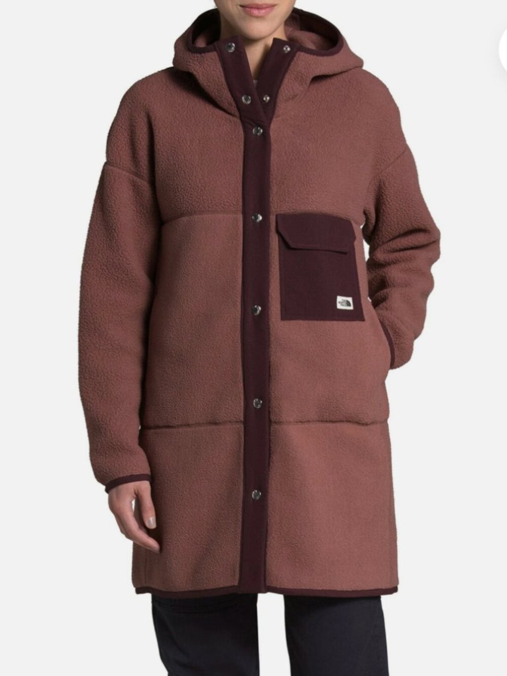 Extra Large The North Face Women’s Cragmont Mashup Fleece Hooded Coat Jacket XL